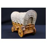 Conestoga Covered Wagon Miniature - Hand-Painted Decorative Display Figurine Conestoga Covered Wagon Miniature - Hand-Painted Decorative Display Figurine