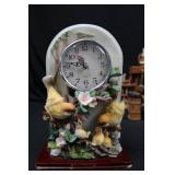 Bird Motif Ceramic Clocks (Lot of 3) Bird Motif Ceramic Clocks (Lot of 3)