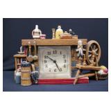 Bird Motif Ceramic Clocks (Lot of 3) Bird Motif Ceramic Clocks (Lot of 3)