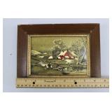 Vintage Foil Art Miniature Framed Pictures - Set of 4 Vintage Foil Art Miniature Framed Pictures - Set of 4