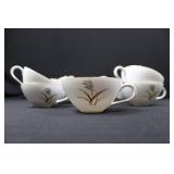 Harmony House Golden Wheat Fine China - Gravy Boat, Creamer, 2 Plate Sizes, Made in Japan Harmony House Golden Wheat Fine China - Gravy Boat, Creamer, 2 Plate Sizes, Made in Japan