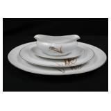 Harmony House Golden Wheat Fine China - Gravy Boat, Creamer, 2 Plate Sizes, Made in Japan Harmony House Golden Wheat Fine China - Gravy Boat, Creamer, 2 Plate Sizes, Made in Japan