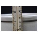 White Ceramic Canister/Cookie Jar with Heart Vine Motif - Crown USA Mark White Ceramic Canister/Cookie Jar with Heart Vine Motif - Crown USA Mark