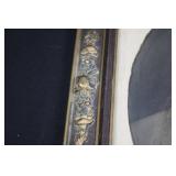 Antique Oval Portrait in Ornate Gilt Frame - Victorian Studio Photo Antique Oval Portrait in Ornate Gilt Frame - Victorian Studio Photo