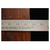 Vintage Wooden Storage Box with Scalloped Base - 24 x 12.5 x 12.25 in Vintage Wooden Storage Box with Scalloped Base - 24 x 12.5 x 12.25 in