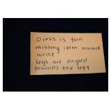 Vintage Fashion Doll - Pink Lace Gown With Sequin Overlay & Pearl Necklace Vintage Fashion Doll - Pink Lace Gown With Sequin Overlay & Pearl Necklace