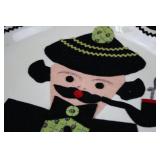 Felt Decorative Kitchen Hanging Plates - Lady & Gentlemen (Lot of 2) Felt Decorative Kitchen Hanging Plates - Lady & Gentlemen (Lot of 2)