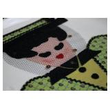 Felt Decorative Kitchen Hanging Plates - Lady & Gentlemen (Lot of 2) Felt Decorative Kitchen Hanging Plates - Lady & Gentlemen (Lot of 2)