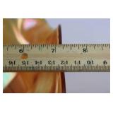 Amber Iridescent Carnival Glass Compote & Pedestal Goblet (2-Piece Set) Amber Iridescent Carnival Glass Compote & Pedestal Goblet (2-Piece Set)