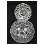 Crystal Cut Glassware Set - Diamond Pattern Sugar Bowl with Lid, Bowls & Glasses Crystal Cut Glassware Set - Diamond Pattern Sugar Bowl with Lid, Bowls & Glasses