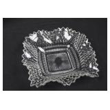 Crystal Cut Glassware Set - Diamond Pattern Sugar Bowl with Lid, Bowls & Glasses Crystal Cut Glassware Set - Diamond Pattern Sugar Bowl with Lid, Bowls & Glasses