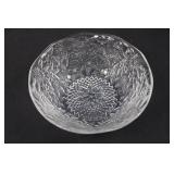 Crystal Cut Glassware Set - Diamond Pattern Sugar Bowl with Lid, Bowls & Glasses Crystal Cut Glassware Set - Diamond Pattern Sugar Bowl with Lid, Bowls & Glasses