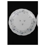 Johann Haviland Bavaria Germany Blue Floral Border Dinner Plates (Lot of 2) Johann Haviland Bavaria Germany Blue Floral Border Dinner Plates (Lot of 2)