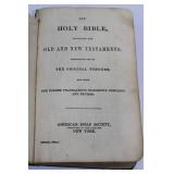Holy Bible, Old & New Testaments - American Bible Society, Minion 18mo (Circa 1900) Holy Bible, Old & New Testaments - American Bible Society, Minion 18mo (Circa 1900)