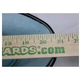 Cobalt Blue Glass Oval Serving Tray - 9in Long, Dark Rim, Decorative Dish Cobalt Blue Glass Oval Serving Tray - 9in Long, Dark Rim, Decorative Dish