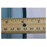 Cobalt Blue Glass Oval Serving Tray - 9in Long, Dark Rim, Decorative Dish Cobalt Blue Glass Oval Serving Tray - 9in Long, Dark Rim, Decorative Dish