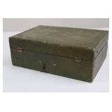 Green Metal Jewelry Box with Compartments - Assorted Costume Jewelry Green Metal Jewelry Box with Compartments - Assorted Costume Jewelry