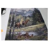Hunting Scene Tapestry - 34 x 43 inches Hunting Scene Tapestry - 34 x 43 inches
