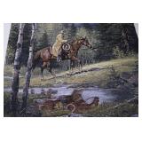 Hunting Scene Tapestry - 34 x 43 inches Hunting Scene Tapestry - 34 x 43 inches