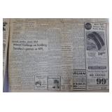 Mason City Globe-Gazette Front Page - Homage to Kennedy, Nov 25, 1963 Edition Mason City Globe-Gazette Front Page - Homage to Kennedy, Nov 25, 1963 Edition