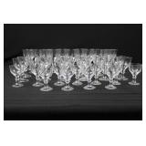 Crystal Goblets Set - 34-Piece Assortment (11 Small, 12 Medium, 11 Large) Crystal Goblets Set - 34-Piece Assortment (11 Small, 12 Medium, 11 Large)