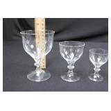 Crystal Goblets Set - 34-Piece Assortment (11 Small, 12 Medium, 11 Large) Crystal Goblets Set - 34-Piece Assortment (11 Small, 12 Medium, 11 Large)