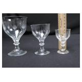 Crystal Goblets Set - 34-Piece Assortment (11 Small, 12 Medium, 11 Large) Crystal Goblets Set - 34-Piece Assortment (11 Small, 12 Medium, 11 Large)