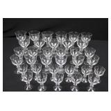 Crystal Goblets Set - 34-Piece Assortment (11 Small, 12 Medium, 11 Large) Crystal Goblets Set - 34-Piece Assortment (11 Small, 12 Medium, 11 Large)