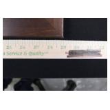 Framed Daisy Floral Wall Art - White Mat, Dark Wood Frame Framed Daisy Floral Wall Art - White Mat, Dark Wood Frame