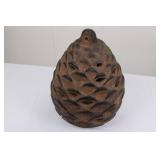 Terracotta Pinecone Sculpture - Perforated Decorative Accent Terracotta Pinecone Sculpture - Perforated Decorative Accent