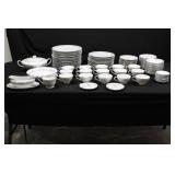 China Dinnerware Set - Pink Rose Floral Pattern, Made in Japan (112 piece set) China Dinnerware Set - Pink Rose Floral Pattern, Made in Japan (112 piece set)