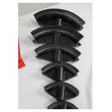 12 Ton Hydraulic Jack on Red A-Frame Stand with 6 Curved Roller Inserts 12 Ton Hydraulic Jack on Red A-Frame Stand with 6 Curved Roller Inserts