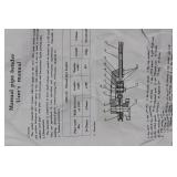 CE SWG-25 Manual Pipe Bender - 10-25 mm Range with Dies CE SWG-25 Manual Pipe Bender - 10-25 mm Range with Dies