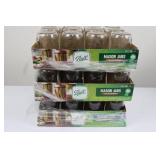 Ball Mason Jars 12-Pint Jars - 36 Jars in 3 Boxes with Lids Ball Mason Jars 12-Pint Jars - 36 Jars in 3 Boxes with Lids