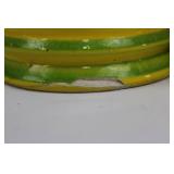 BALDELLI ITALY Yellow Ceramic Oil Cruets - Pair with Cork Stoppers BALDELLI ITALY Yellow Ceramic Oil Cruets - Pair with Cork Stoppers