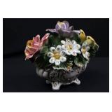 Capodimonte Floral Bouquet Vase - Made in Italy Porcelain Centerpiece with Hand-Painted Flowers Capodimonte Floral Bouquet Vase - Made in Italy Porcelain Centerpiece with Hand-Painted Flowers