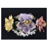 Capodimonte Floral Bouquet Vase - Made in Italy Porcelain Centerpiece with Hand-Painted Flowers Capodimonte Floral Bouquet Vase - Made in Italy Porcelain Centerpiece with Hand-Painted Flowers