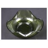 Olive Green Glass Bowls & Pitcher 3-Piece Set Olive Green Glass Bowls & Pitcher 3-Piece Set