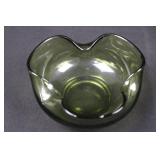 Olive Green Glass Bowls & Pitcher 3-Piece Set Olive Green Glass Bowls & Pitcher 3-Piece Set