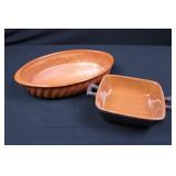 Pier 1 Italy Ovenware Ceramic Bake Dishes - Oval Baker & Rectangular Baker Pier 1 Italy Ovenware Ceramic Bake Dishes - Oval Baker & Rectangular Baker