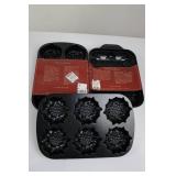 Sunflower Collection 6-Cavity Nonstick Muffin Pan Set - Platinum Collection (2-Piece) Sunflower Collection 6-Cavity Nonstick Muffin Pan Set - Platinum Collection (2-Piece)