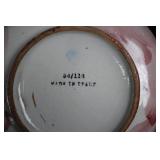 Majolica Floral Dish Set 64/105 - 3 Pieces - Made in Italy Majolica Floral Dish Set 64/105 - 3 Pieces - Made in Italy