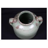 Ceramic Jug with Twin Handles - Celadon Glaze, Made in Italy Ceramic Jug with Twin Handles - Celadon Glaze, Made in Italy