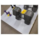 (2) 100 lb. Dumbbells...