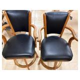 Premium Bar high top bar stools set of 2