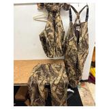Gamehide insulated camo bibs, pants and jacket size 3x