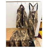 Gamehide insulated camo bibs, pants and jacket size 3x