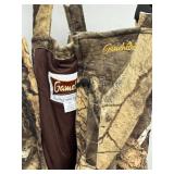 Gamehide insulated camo bibs, pants and jacket size 3x