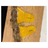 Fur lined leather Chopper gloves
