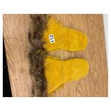 Fur lined leather Chopper gloves